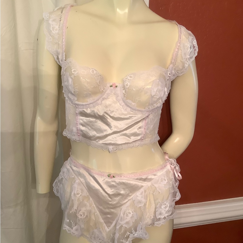 Emile Bole Vintage Lacy Panty and Bra